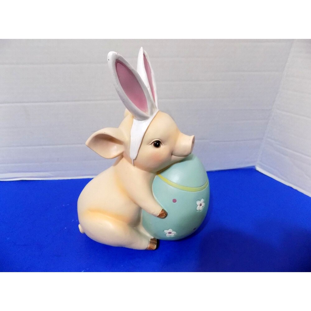 NEW Easter Pig Rabbit Bunny Figurine Spring Decor Farm Animal